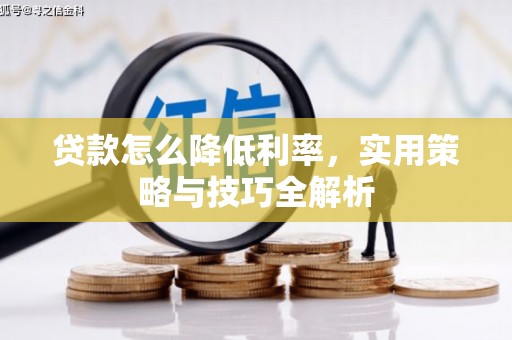 顺昌贷款怎么降低利率，实用策略与技巧全解析