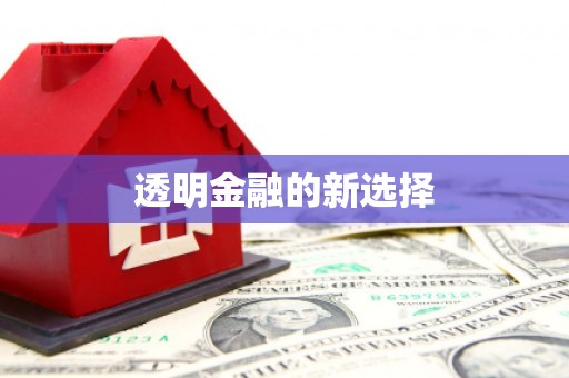顺昌透明金融的新选择