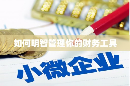 顺昌如何明智管理你的财务工具