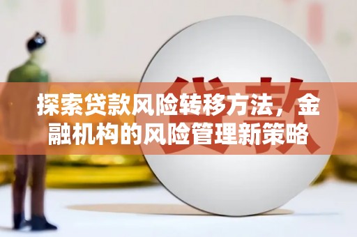 顺昌探索贷款风险转移方法，金融机构的风险管理新策略
