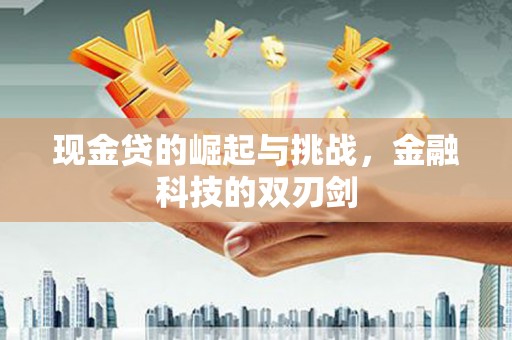 顺昌现金贷的崛起与挑战，金融科技的双刃剑