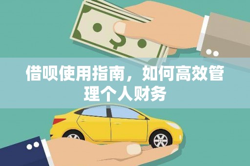 顺昌借呗使用指南，如何高效管理个人财务