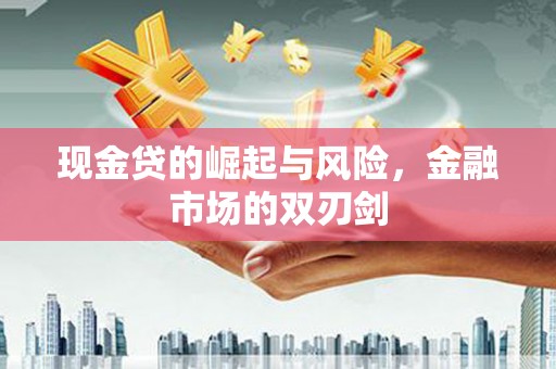 顺昌现金贷的崛起与风险，金融市场的双刃剑