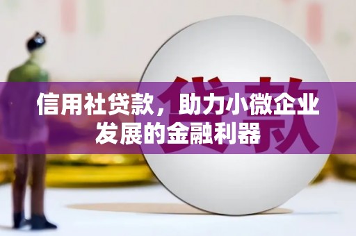 顺昌信用社贷款，助力小微企业发展的金融利器
