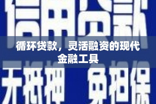 顺昌循环贷款，灵活融资的现代金融工具