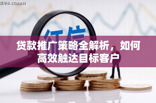 顺昌贷款推广策略全解析，如何高效触达目标客户