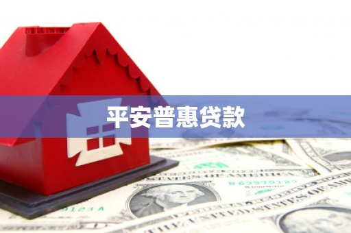顺昌平安普惠贷款