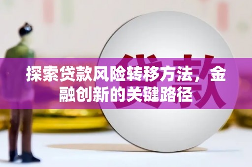 顺昌探索贷款风险转移方法，金融创新的关键路径