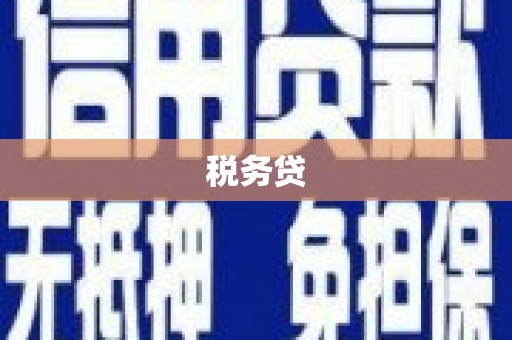 顺昌税务贷