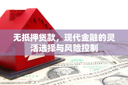 顺昌无抵押贷款，现代金融的灵活选择与风险控制