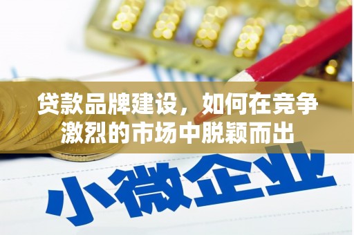 顺昌贷款品牌建设，如何在竞争激烈的市场中脱颖而出