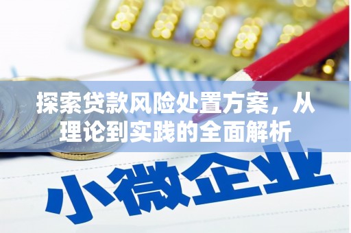 顺昌探索贷款风险处置方案，从理论到实践的全面解析