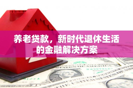 顺昌养老贷款，新时代退休生活的金融解决方案