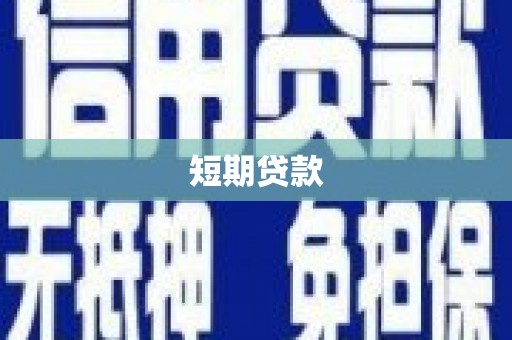 顺昌短期贷款