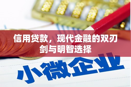 顺昌信用贷款，现代金融的双刃剑与明智选择